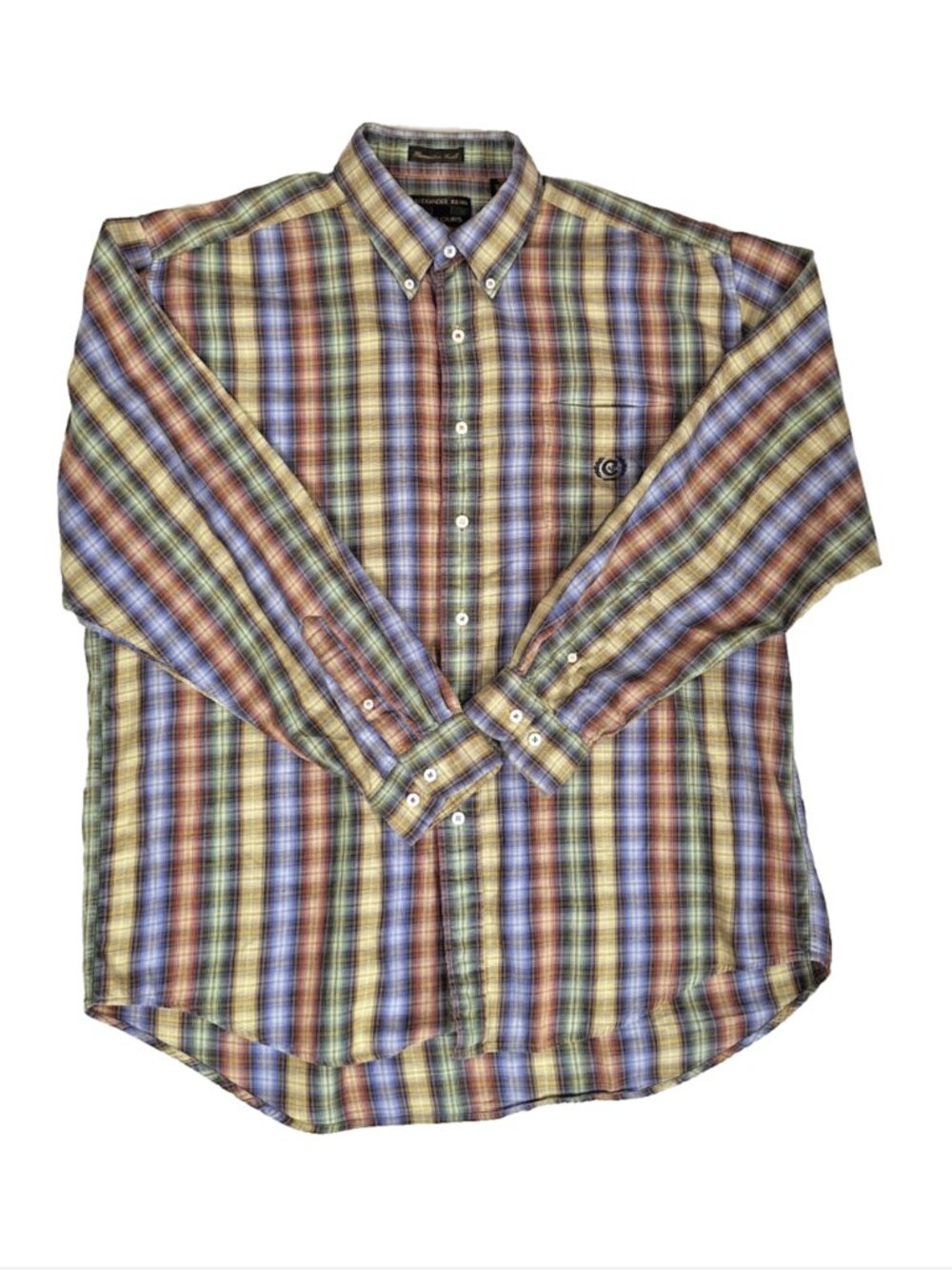 Vintage Alexander Julian Colours Thomaston Twill Shirt XL